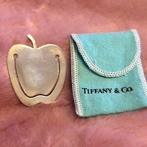 Tiffany & Co. Silver Apple Bookmark